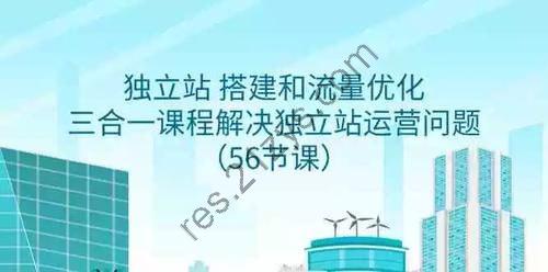 独立站搭建和流量优化三合一课程：解决独立站运营问题(56节课)