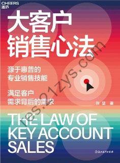 大客户销售心法 [经济管理] [pdf+全格式]