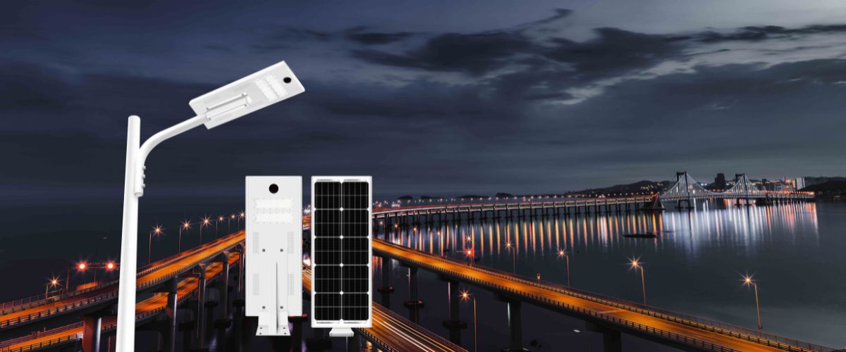 solar street light with sensor