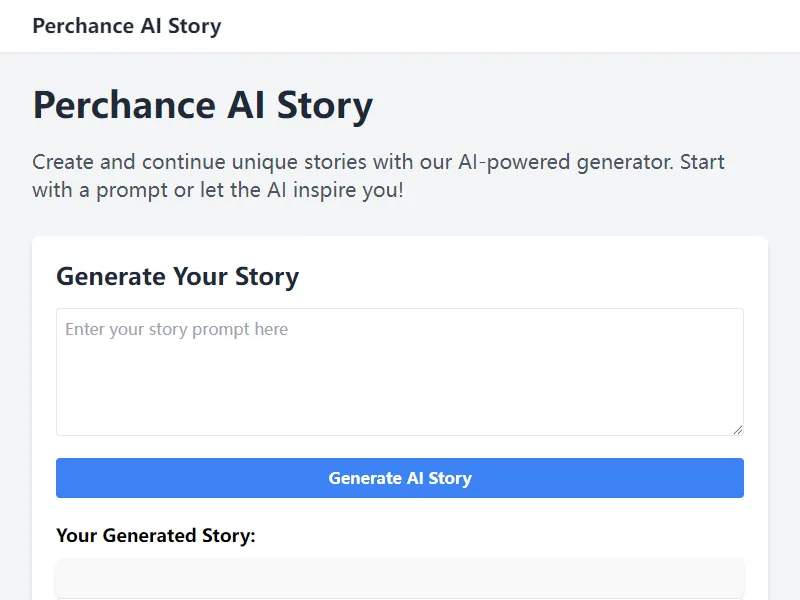 Perchance AI Story