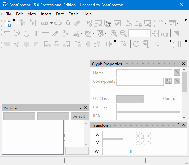 FontCreator(专业字体编辑软件) v15.0.0.2974 英文便携版