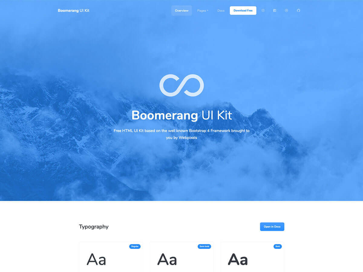 Boomerang UI Kit