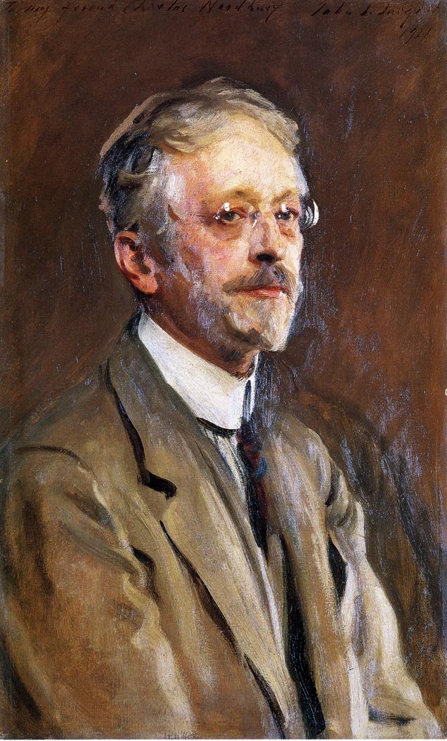 Charles Woodbury 1921 by John Singer Sargent