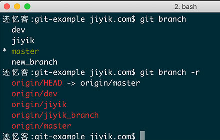 git checkout 本地分支和远程分支