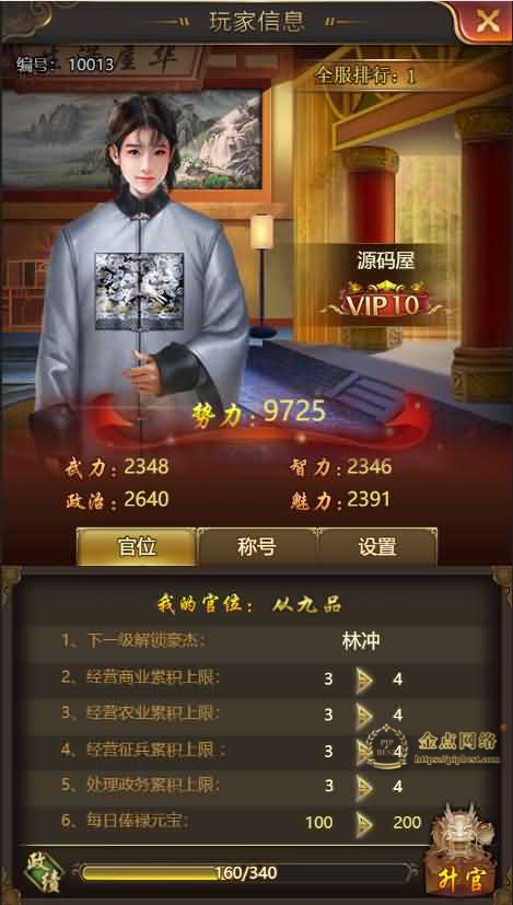 pipbest_三网H5游戏【摄政王H5】2021整理Win一键既玩服务端_GM后台009