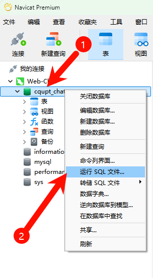 运行 SQL 文件