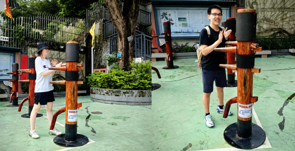 虽然在顺德没找到美食，但这毕竟是武术之乡佛山，必须来一手叶师傅哼哼