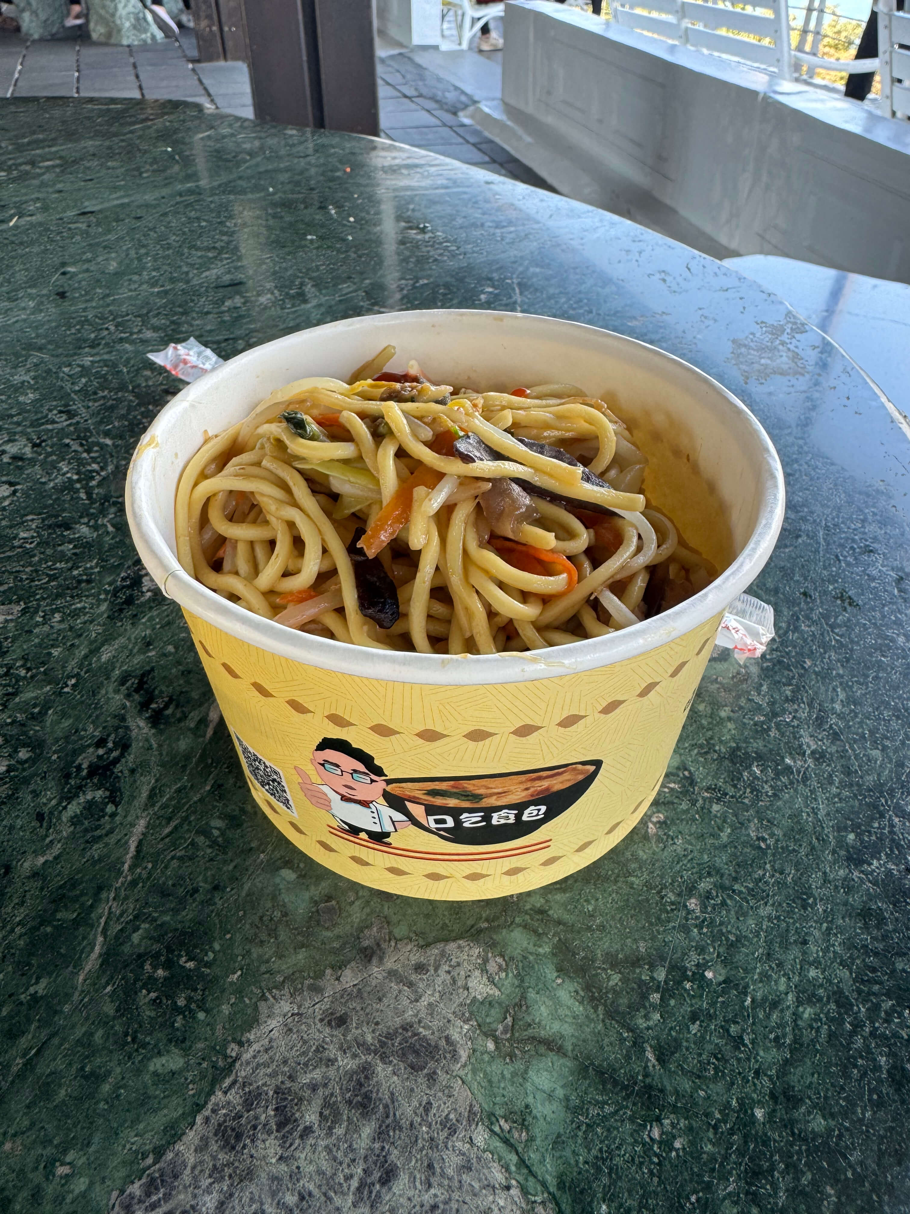 玄光寺內提供的素麵，簡單卻非常美味
