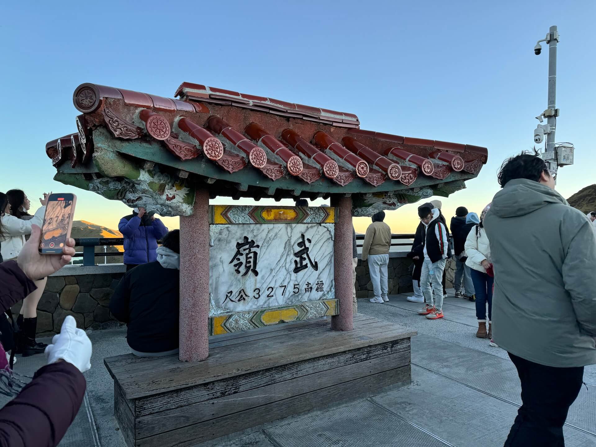 武嶺地標雕像