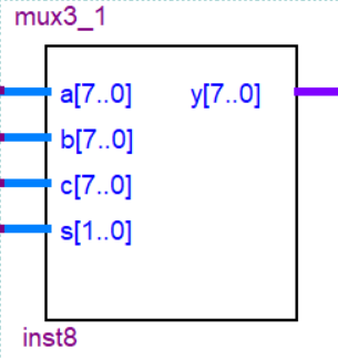 八重 MUX3-1 元件图