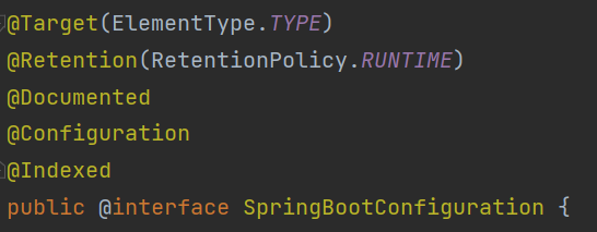@SpringBootConfiguration 注解