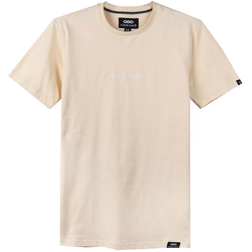 T-shirt uomo cotone tinta unita girocollo tasca resistente elegante logo maglietta - Foto 36 di 56