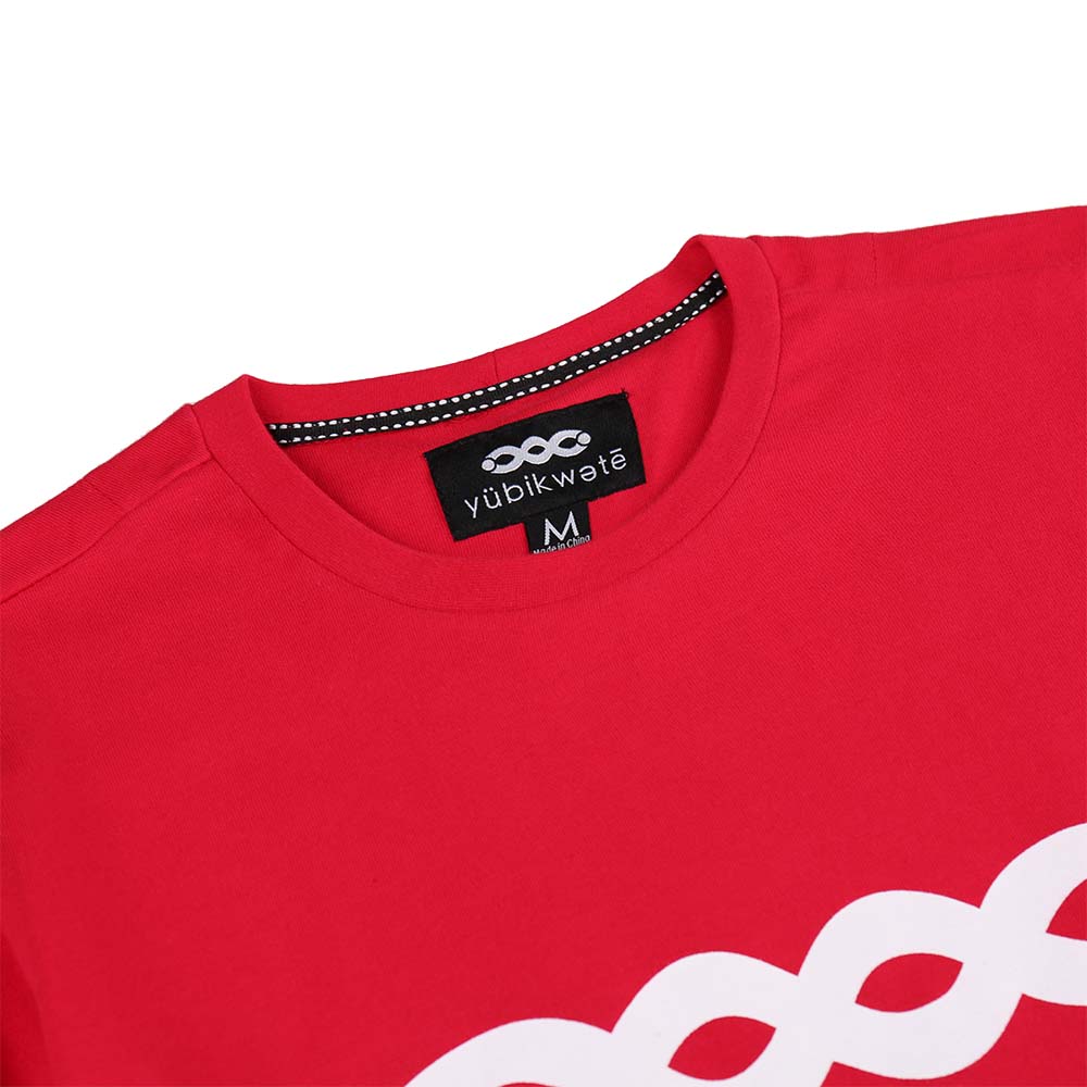 T-shirt uomo cotone tinta unita girocollo tasca resistente elegante logo maglietta - Foto 17 di 56