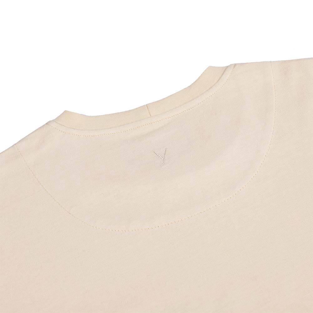 T-shirt uomo cotone tinta unita girocollo tasca resistente elegante logo maglietta - Foto 41 di 56