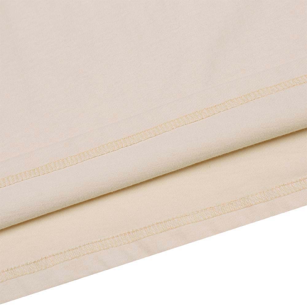 T-shirt uomo cotone tinta unita girocollo tasca resistente elegante logo maglietta - Foto 40 di 56