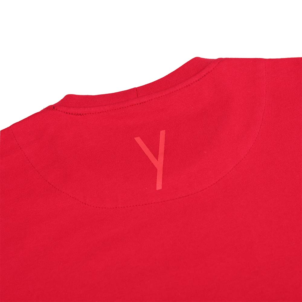 T-shirt uomo cotone tinta unita girocollo tasca resistente elegante logo maglietta - Foto 21 di 56