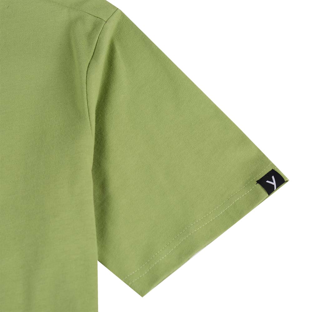 T-shirt uomo cotone tinta unita girocollo tasca resistente elegante logo maglietta - Foto 49 di 56