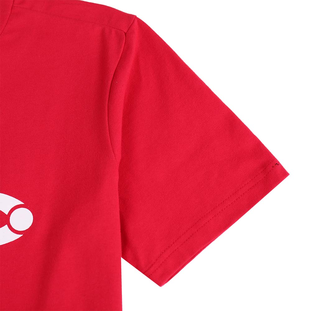 T-shirt uomo cotone tinta unita girocollo tasca resistente elegante logo maglietta - Foto 18 di 56