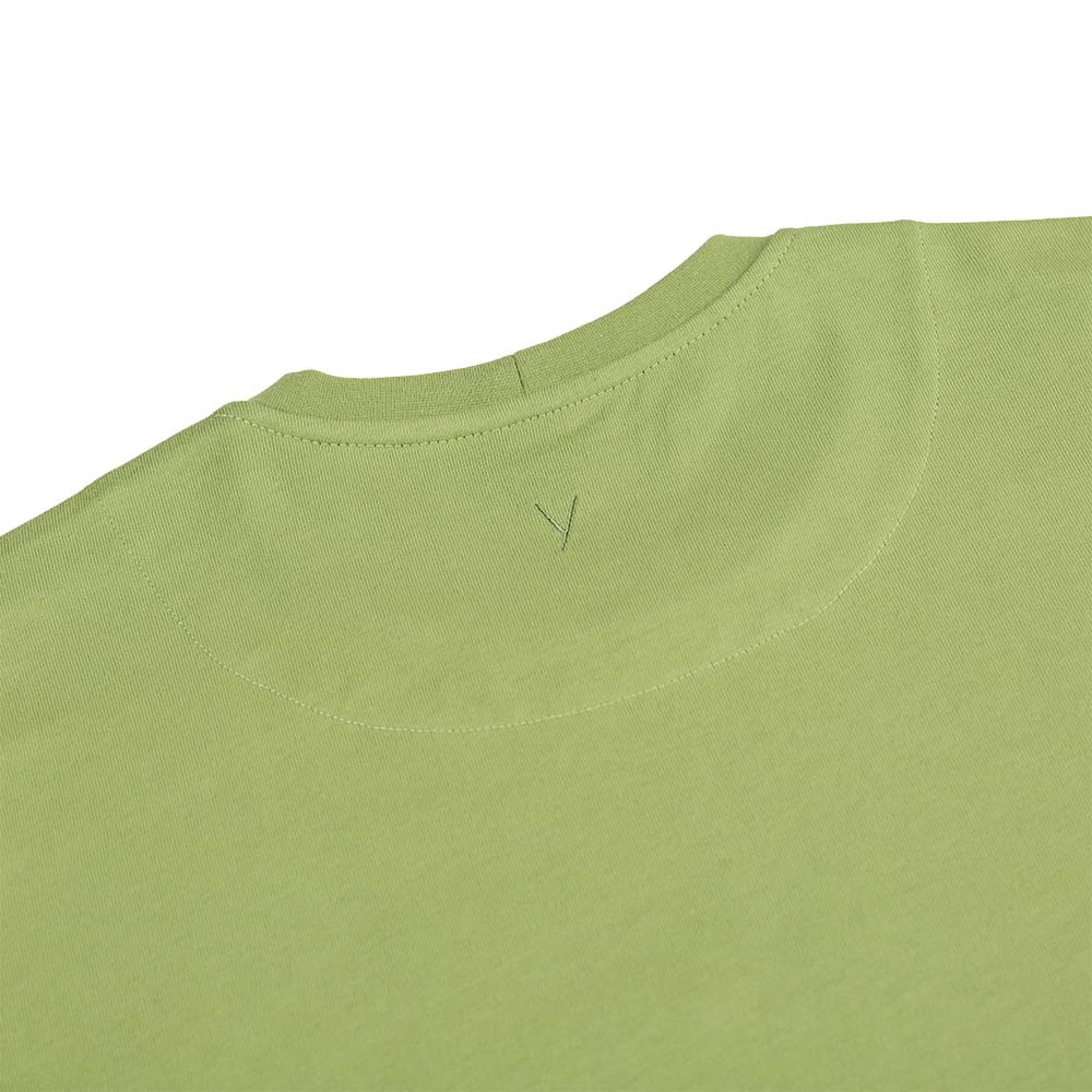 T-shirt uomo cotone tinta unita girocollo tasca resistente elegante logo maglietta - Foto 48 di 56
