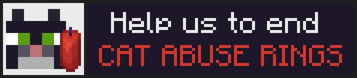 Help us to end CAT ABUSE RINGS