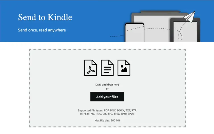 sent to kindle