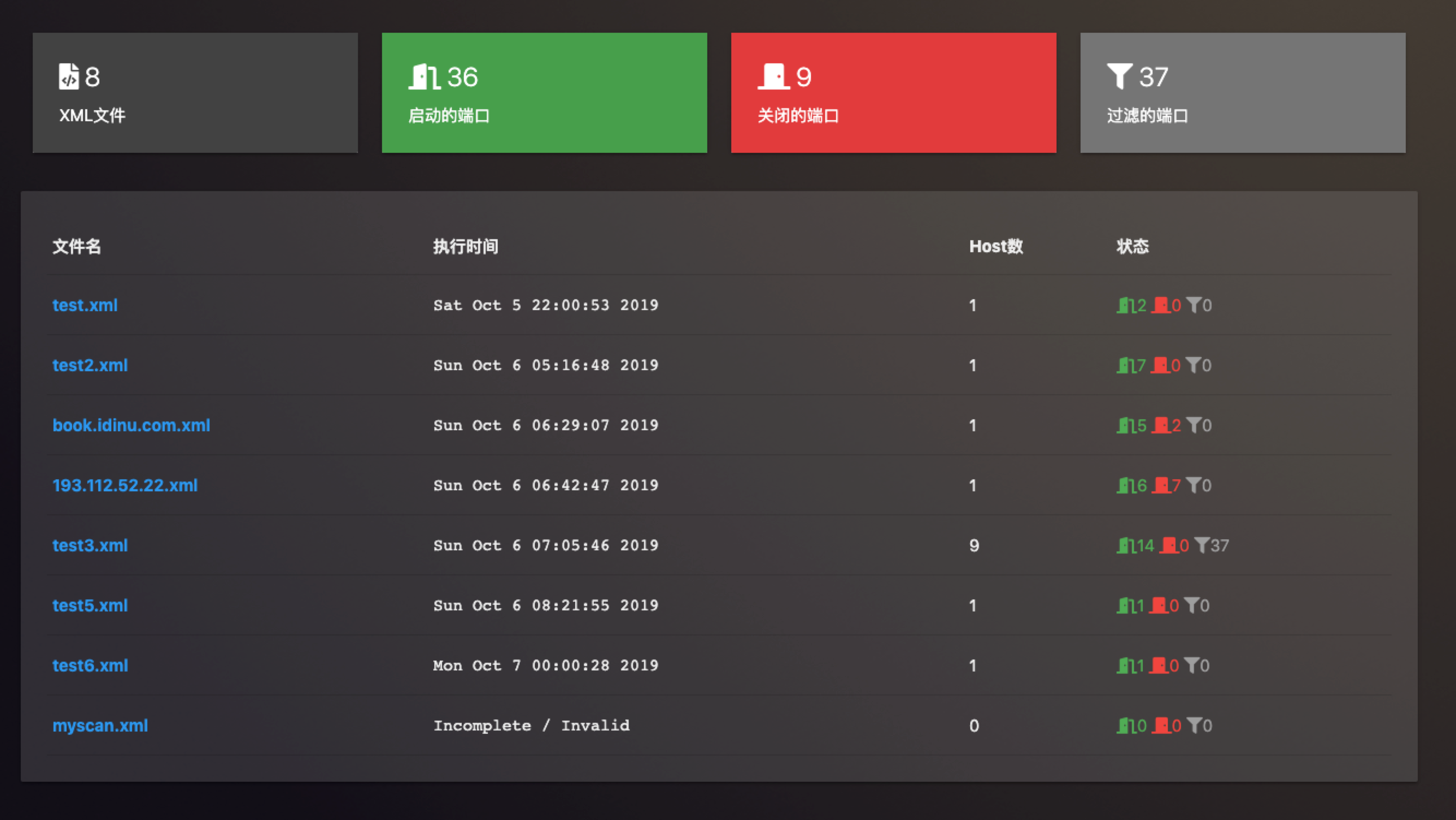 nmaplist