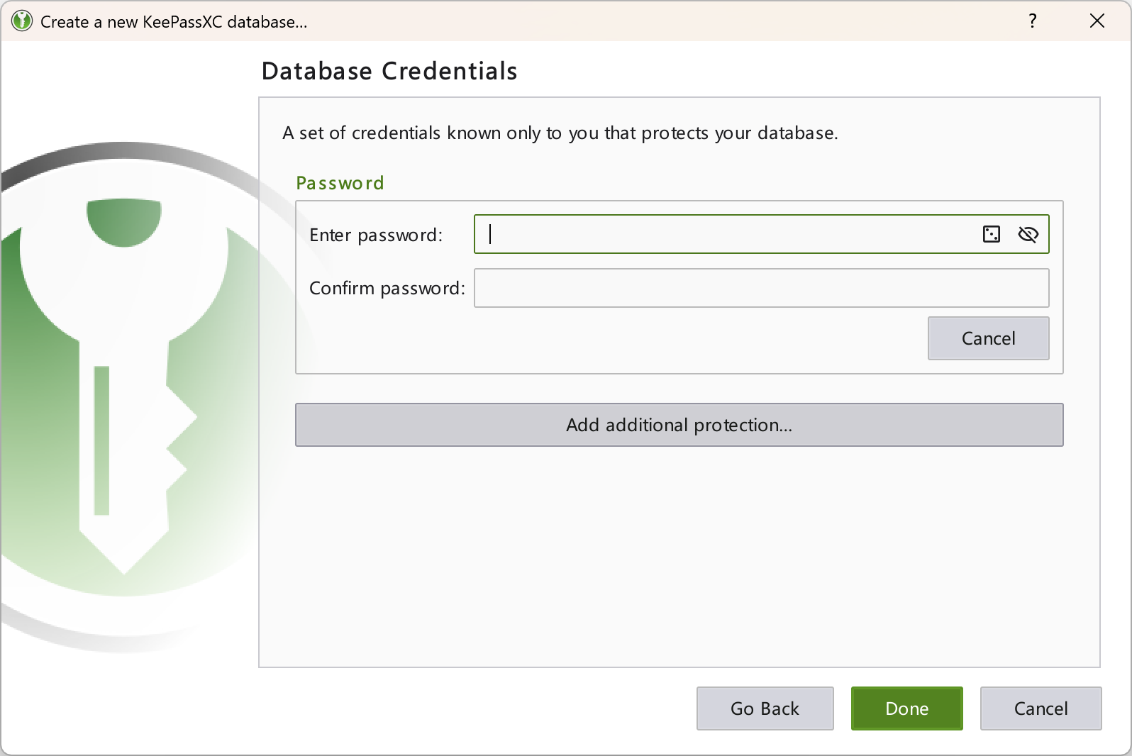 Password Setup
