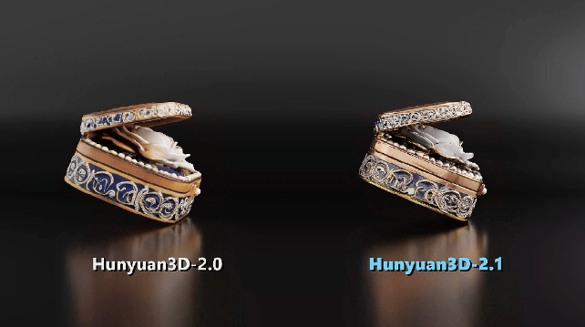 腾讯混元3D2.1开源发布,3D生成技术迈入新纪元