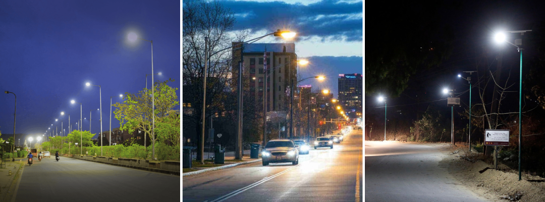 Indian town street lighting Indian town street lighting