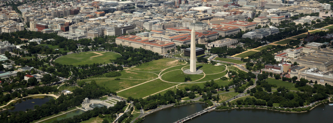 The image shows Washington, D.C.: a blueprint for urban modernization.