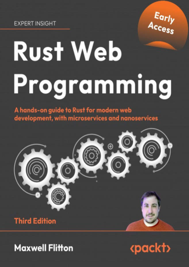 Rust Web Programming: A hands-on guide to Rust for modern web development, with microservices and nanoservices book cover