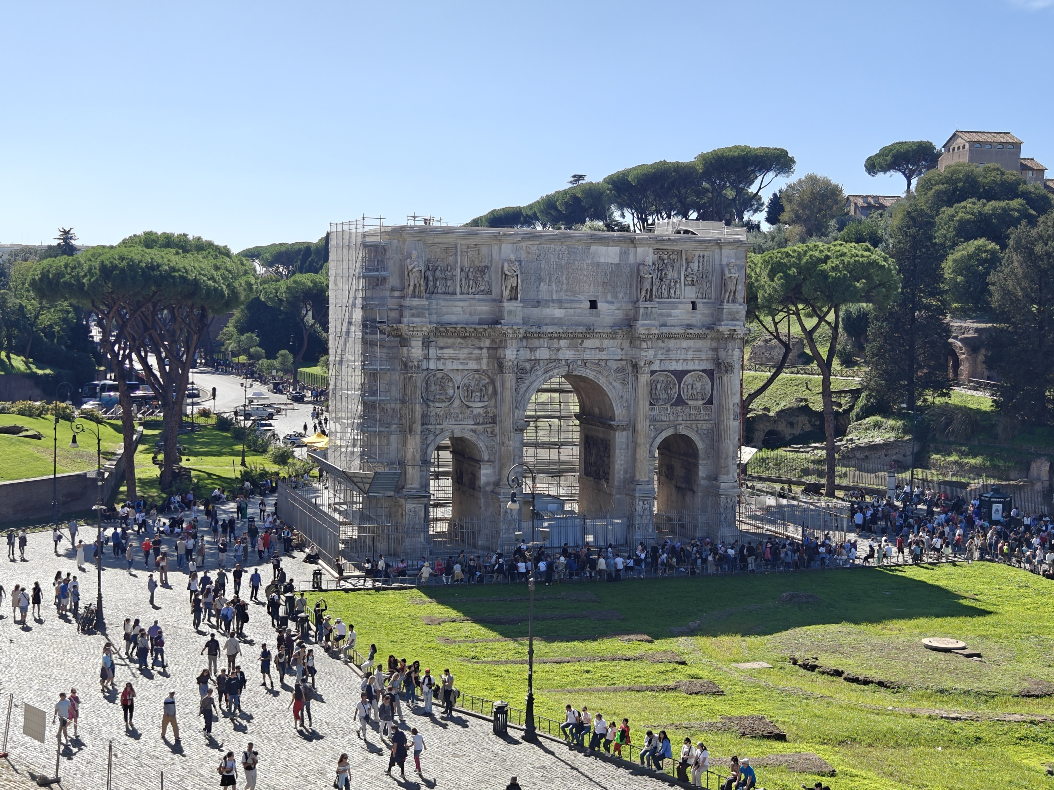 君士坦丁凯旋门-斗兽场视角2