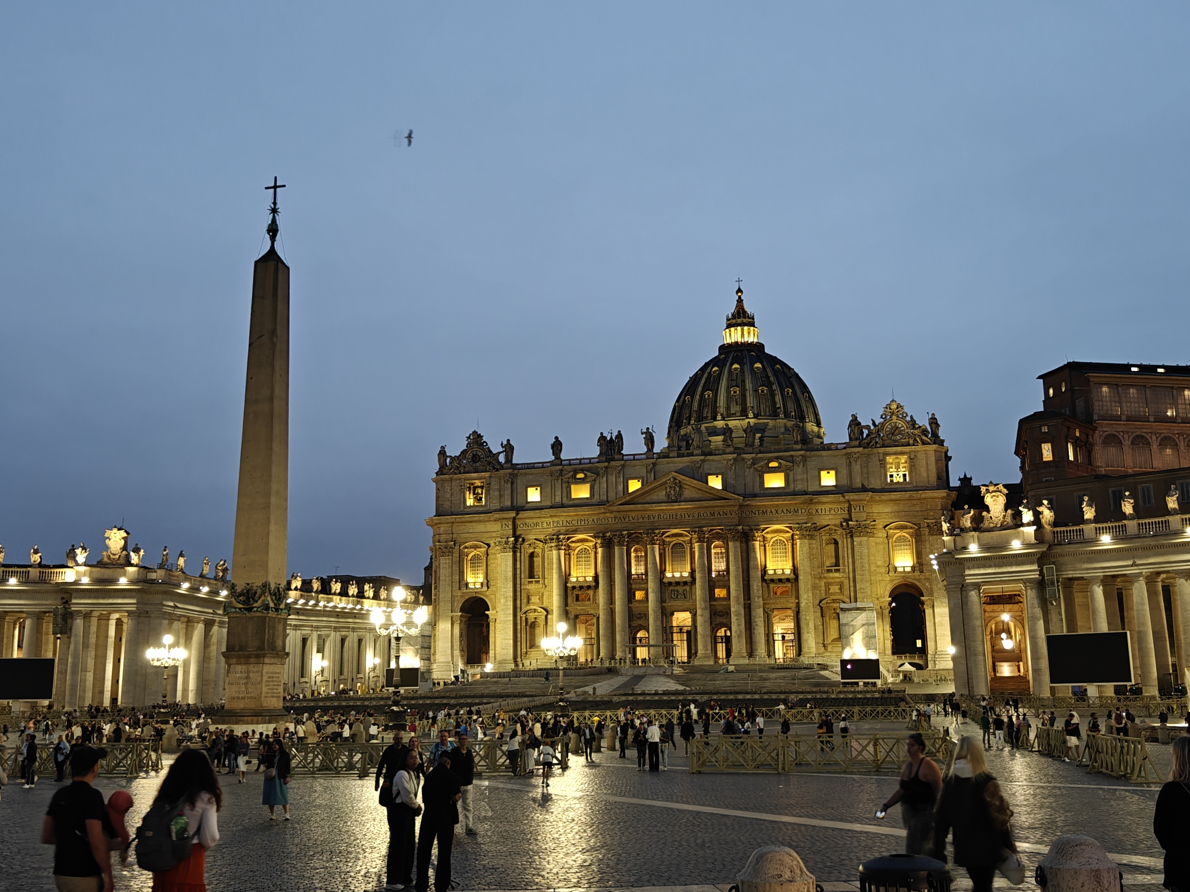 圣彼得广场夜景