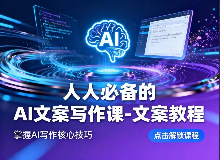 AI文案写作课实战封面:ChatGPT提示词模板与短视频脚本案例 AI文案写作课实战封面:ChatGPT提示词模板与短视频脚本案例