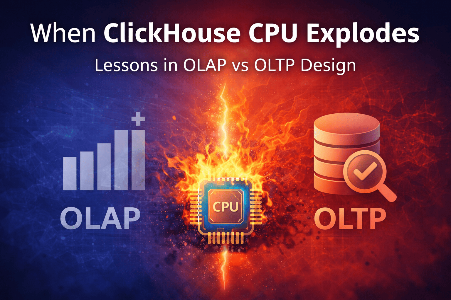 When ClickHouse CPU Explodes: A Practical Lesson in OLAP vs OLTP Design