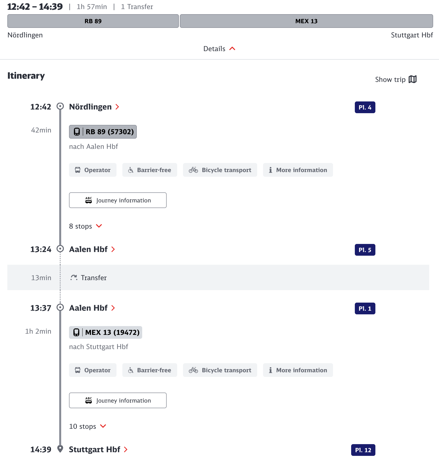讷德林根 - 斯图加特